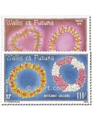 n° 241/242 -  Timbre Wallis et Futuna Poste 2