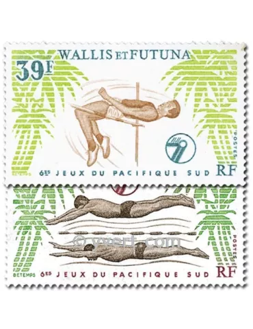 n° 243/244 -  Timbre Wallis et Futuna Poste 2