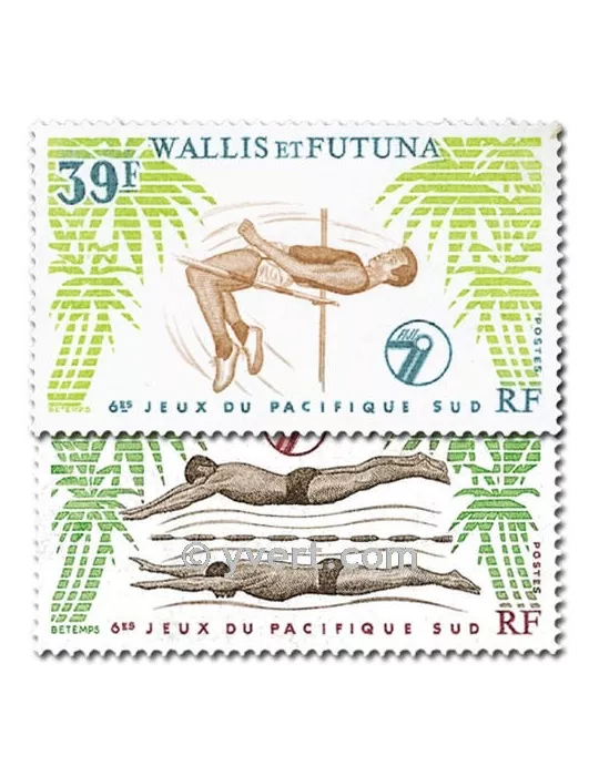 n° 243/244 -  Timbre Wallis et Futuna Poste