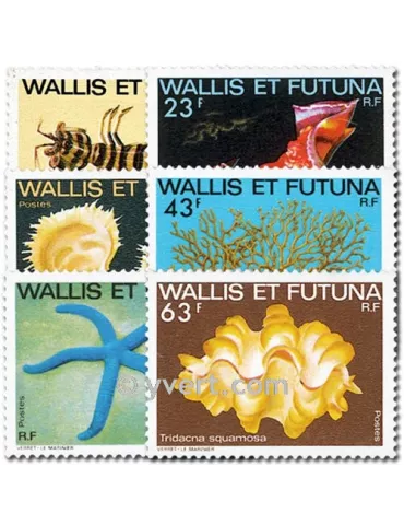 n° 248/253 -  Timbre Wallis et Futuna Poste 2