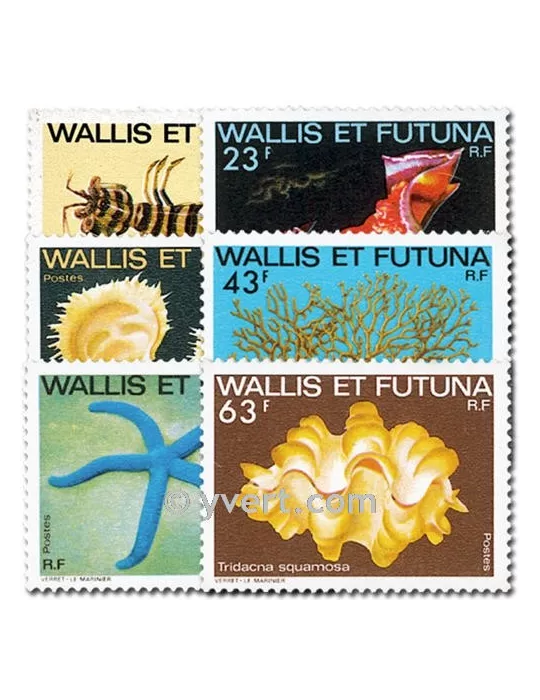n° 248/253 -  Timbre Wallis et Futuna Poste
