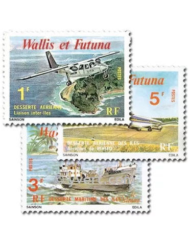 n° 254/256 -  Timbre Wallis et Futuna Poste 2
