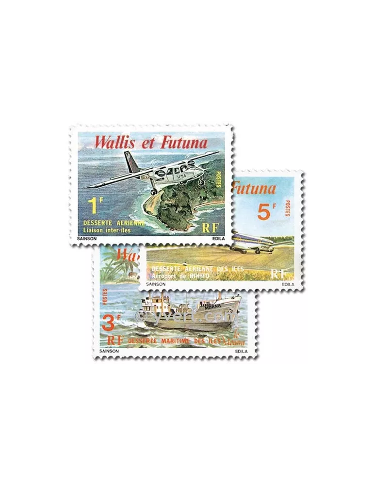 n° 254/256 -  Timbre Wallis et Futuna Poste