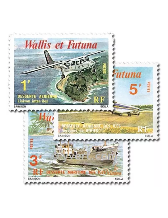 n° 254/256 -  Timbre Wallis et Futuna Poste