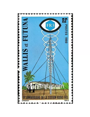 n° 257 -  Timbre Wallis et Futuna Poste 2