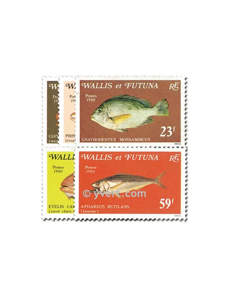 n° 259/263 -  Timbre Wallis et Futuna Poste