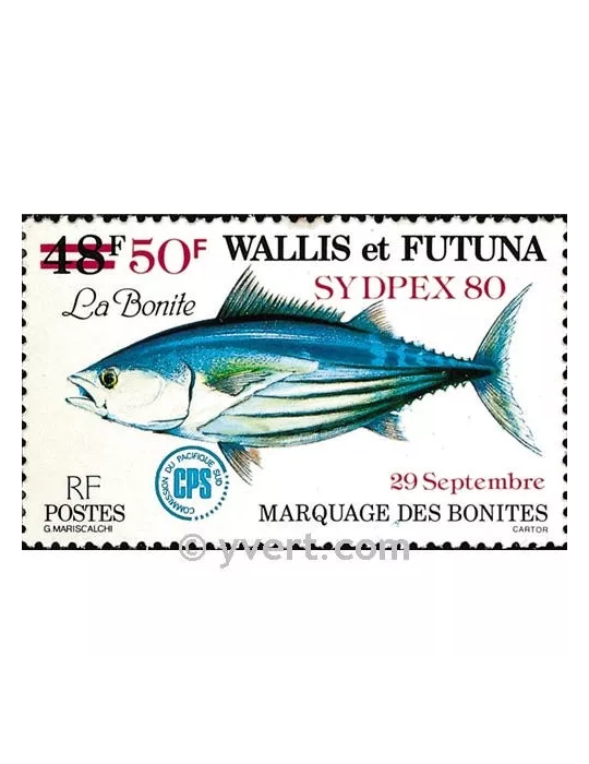 n° 264 -  Timbre Wallis et Futuna Poste