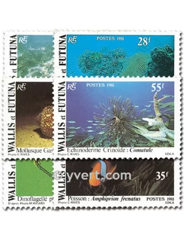 n° 267/272 -  Timbre Wallis et Futuna Poste 2
