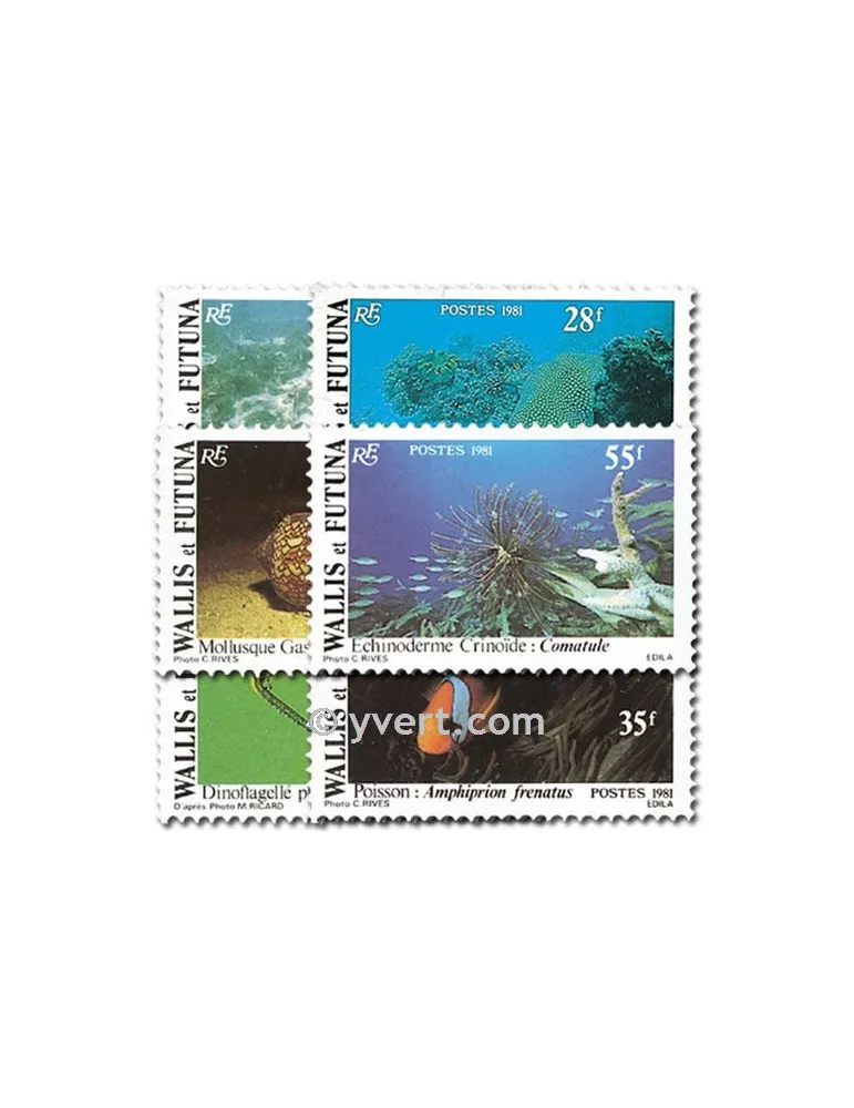 n° 267/272 -  Timbre Wallis et Futuna Poste