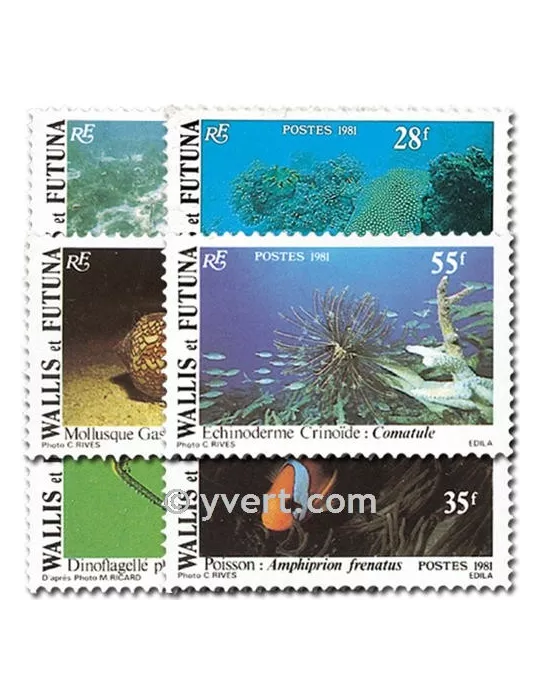 n° 267/272 -  Timbre Wallis et Futuna Poste