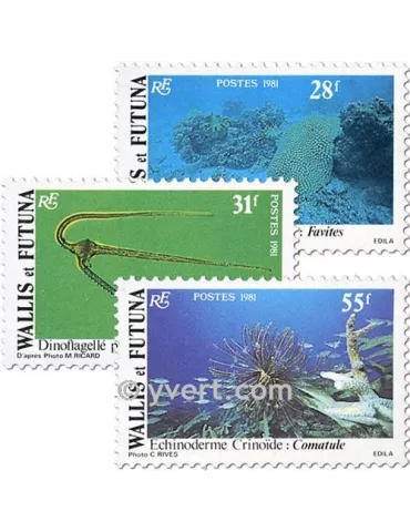 n° 267/272f (feuille) -  Timbre Wallis et Futuna Poste 2
