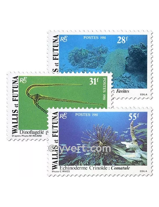 n° 267/272f (feuille) -  Timbre Wallis et Futuna Poste