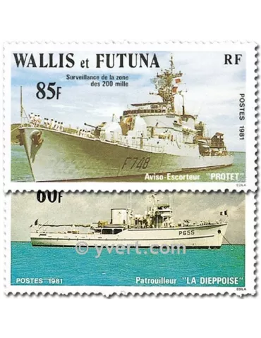 n° 279/280 -  Timbre Wallis et Futuna Poste