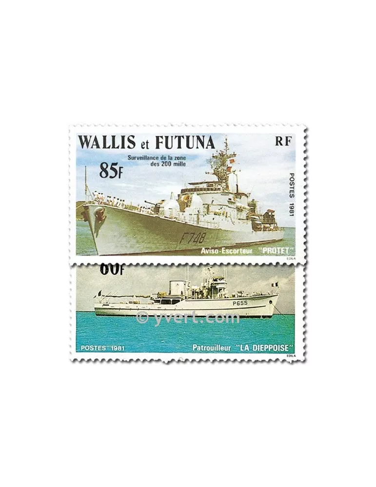 n° 279/280 -  Timbre Wallis et Futuna Poste