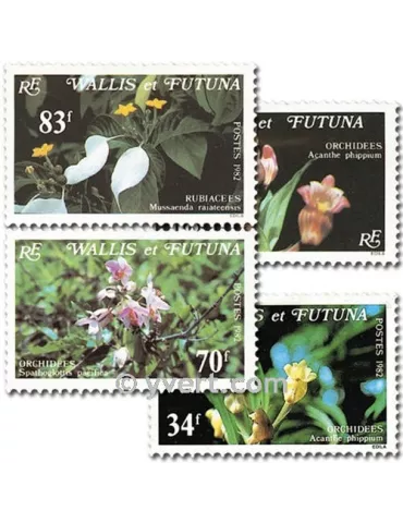 n° 286/289 -  Timbre Wallis et Futuna Poste 2