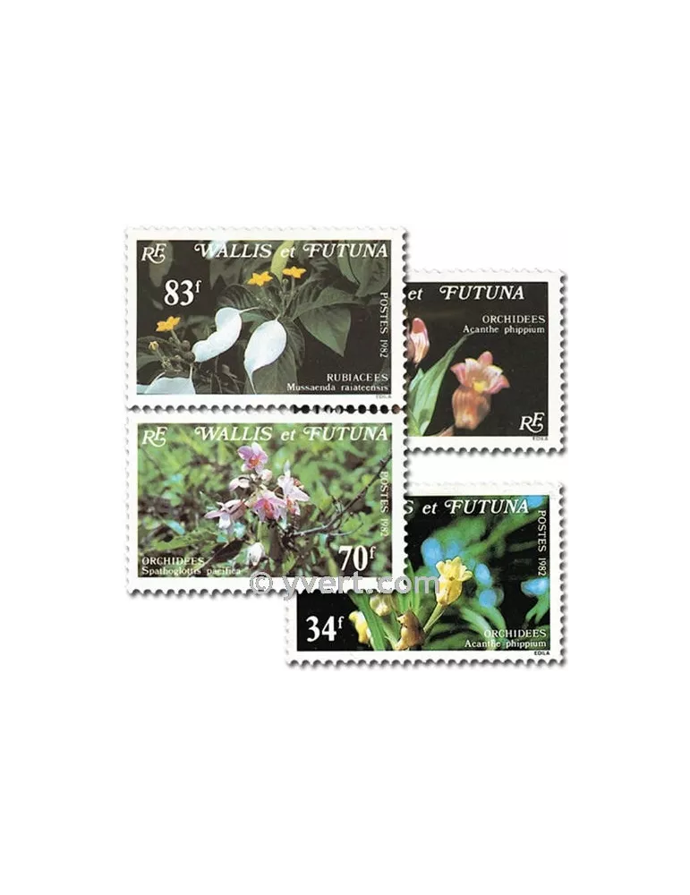 n° 286/289 -  Timbre Wallis et Futuna Poste