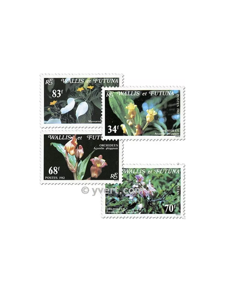n° 286/289f (feuille) -  Timbre Wallis et Futuna Poste