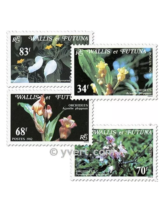 n° 286/289f (feuille) -  Timbre Wallis et Futuna Poste