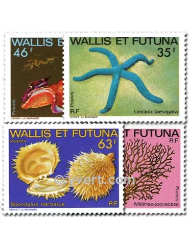 n° 297/300 -  Timbre Wallis et Futuna Poste 2