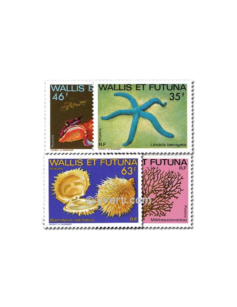 n° 297/300 -  Timbre Wallis et Futuna Poste