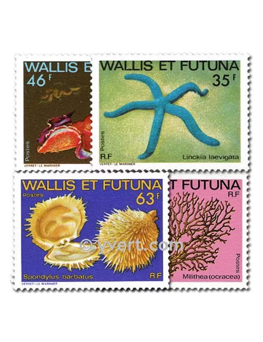 n° 297/300 -  Timbre Wallis et Futuna Poste