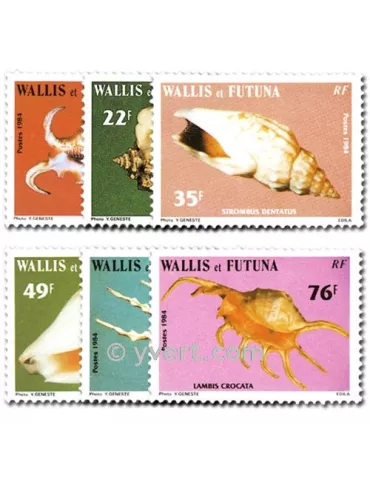 n° 312/317 -  Timbre Wallis et Futuna Poste 2