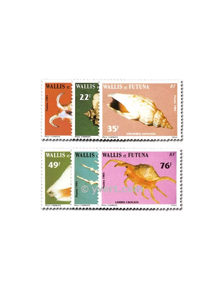 n° 312/317 -  Timbre Wallis et Futuna Poste