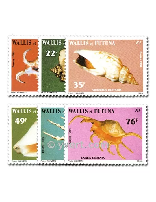 n° 312/317 -  Timbre Wallis et Futuna Poste
