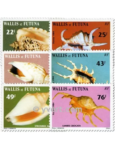 n° 312/317f (feuille) -  Timbre Wallis et Futuna Poste 2