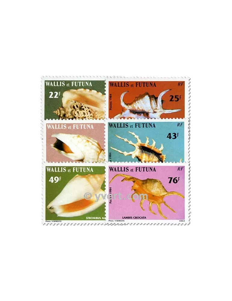 n° 312/317f (feuille) -  Timbre Wallis et Futuna Poste