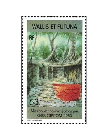 n° 322 -  Timbre Wallis et Futuna Poste 2