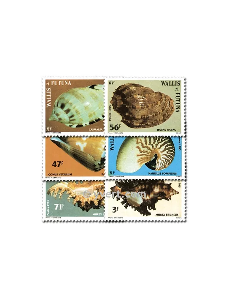 n° 323/328 -  Timbre Wallis et Futuna Poste