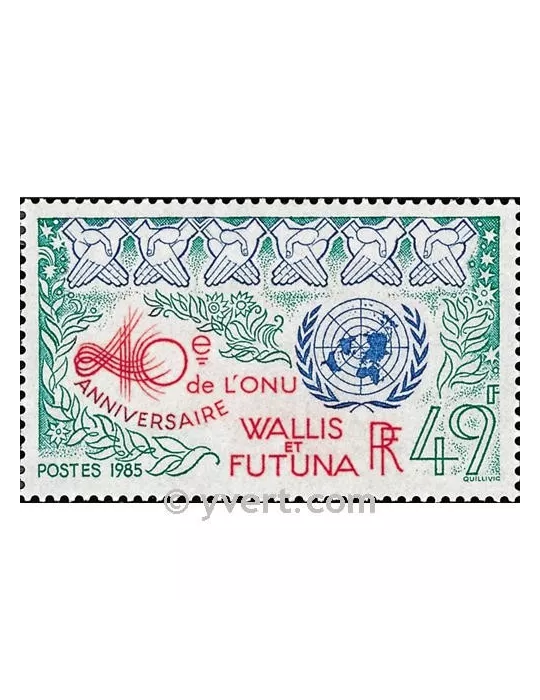 n° 332 -  Timbre Wallis et Futuna Poste