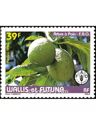 n° 335 -  Timbre Wallis et Futuna Poste 2