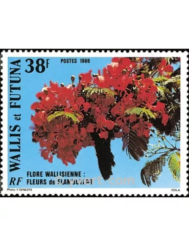 n° 336 -  Timbre Wallis et Futuna Poste 2