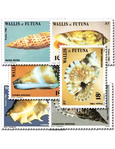 n° 337/342 -  Timbre Wallis et Futuna Poste 2