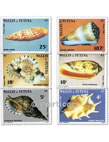 n° 337/342f (feuille) -  Timbre Wallis et Futuna Poste 2
