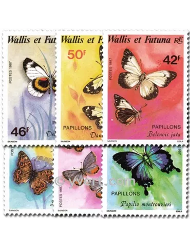 n° 353/358 -  Timbre Wallis et Futuna Poste 2