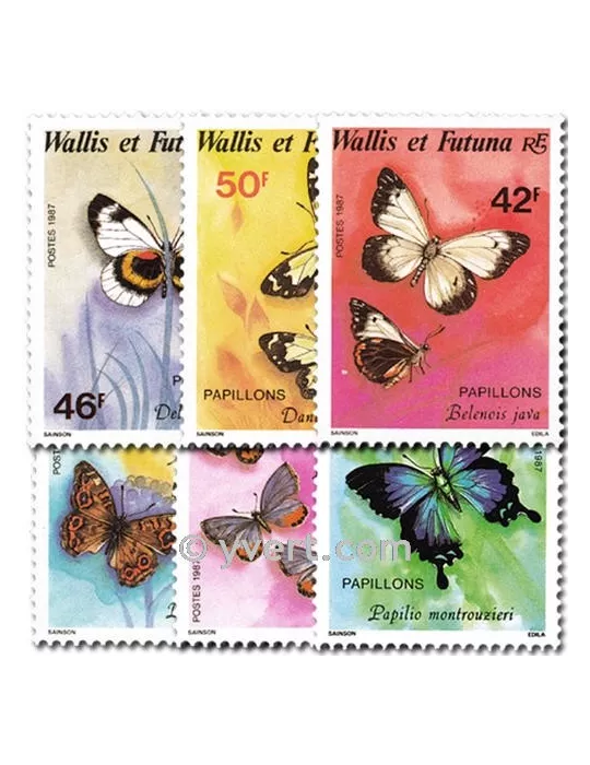 n° 353/358 -  Timbre Wallis et Futuna Poste
