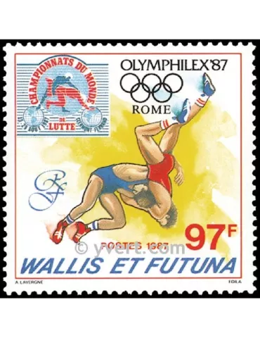 n° 366 -  Timbre Wallis et Futuna Poste 2