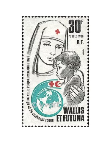 n° 377 -  Timbre Wallis et Futuna Poste 2