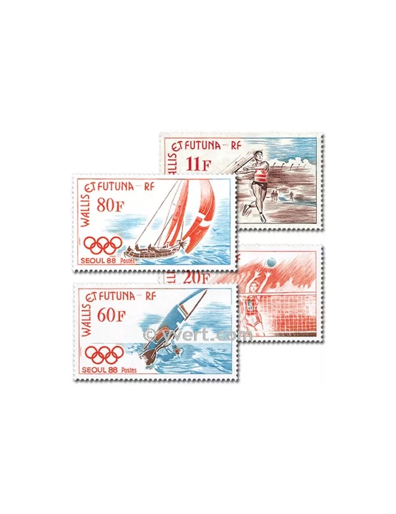 n° 378/381 -  Timbre Wallis et Futuna Poste