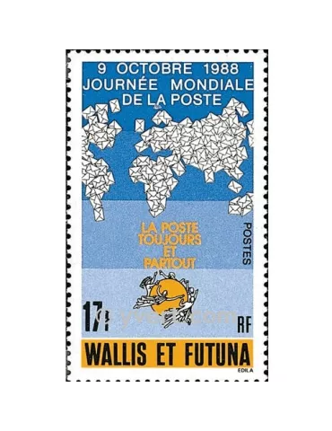 n° 382 -  Timbre Wallis et Futuna Poste 2
