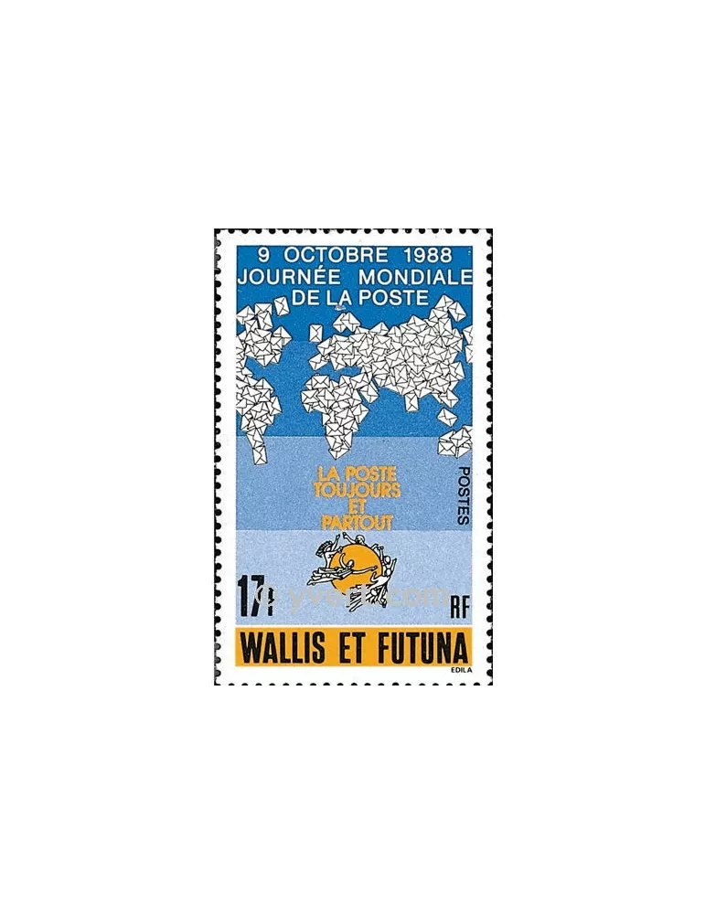 n° 382 -  Timbre Wallis et Futuna Poste