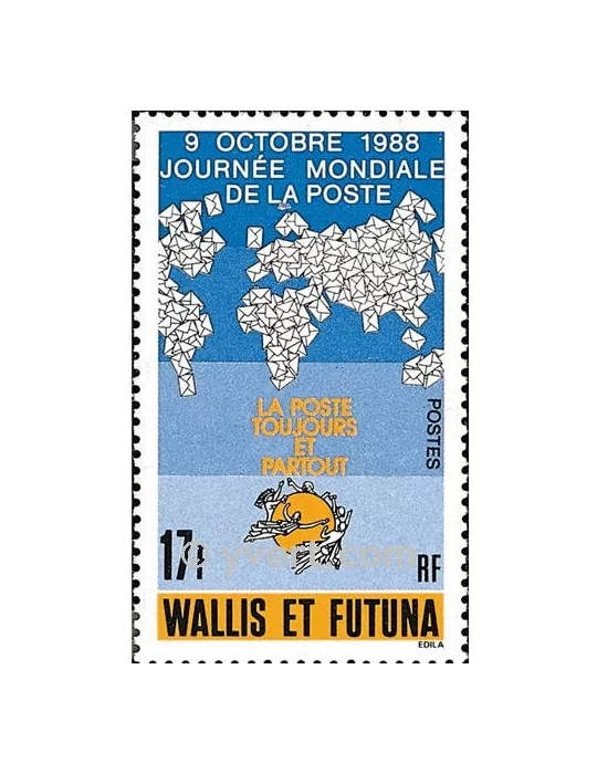 n° 382 -  Timbre Wallis et Futuna Poste