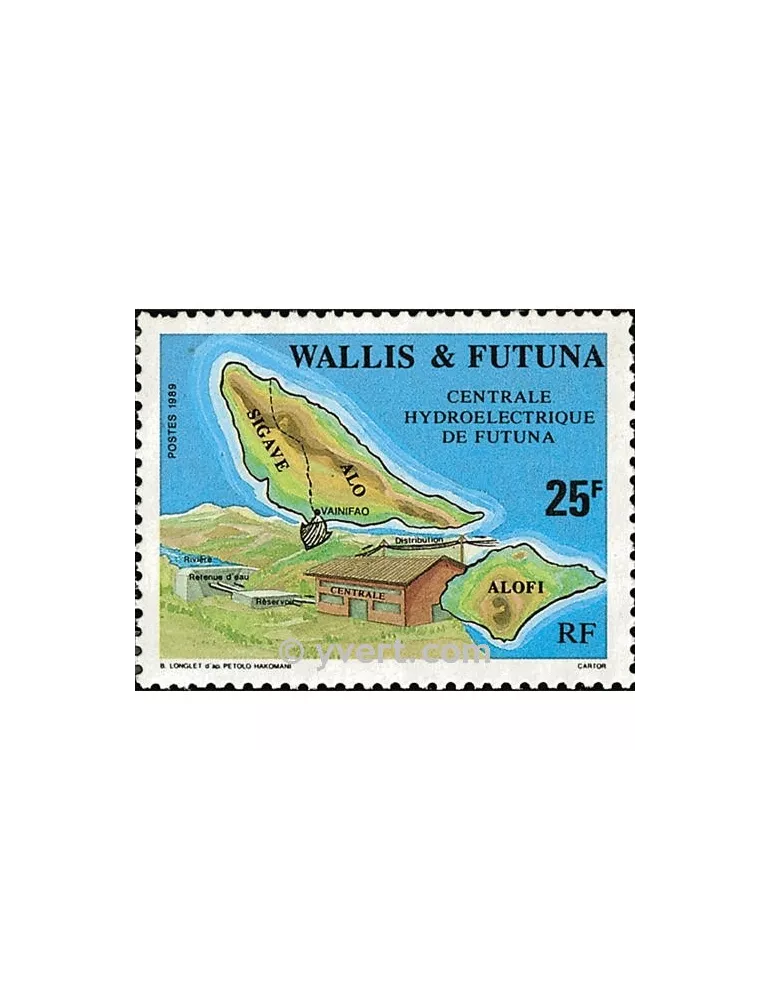 n° 386 -  Timbre Wallis et Futuna Poste