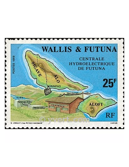 n° 386 -  Timbre Wallis et Futuna Poste