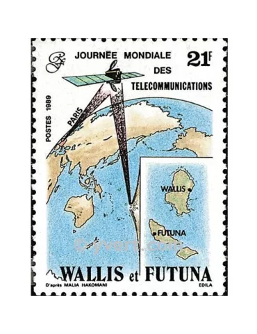 n° 387 -  Timbre Wallis et Futuna Poste 2