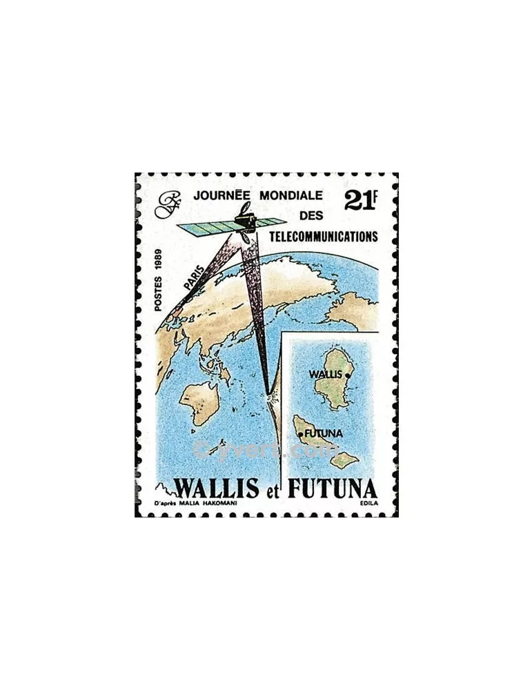 n° 387 -  Timbre Wallis et Futuna Poste