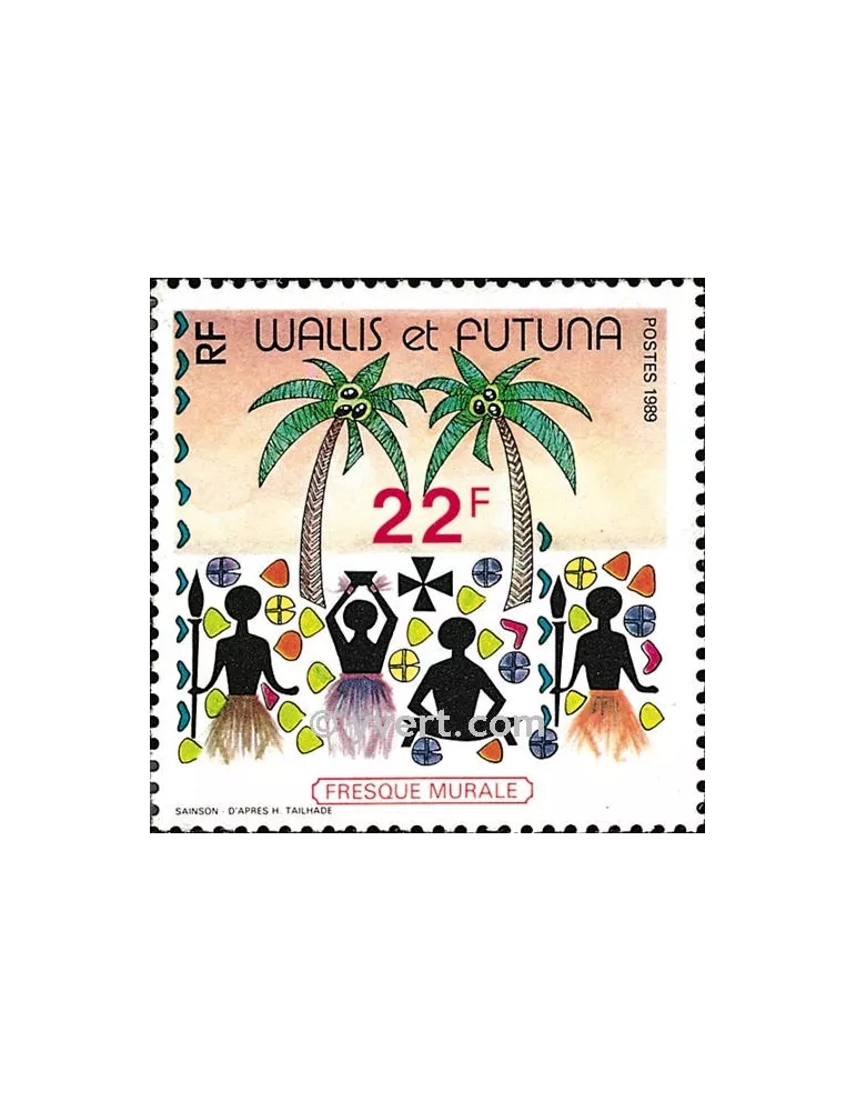 n° 388 -  Timbre Wallis et Futuna Poste